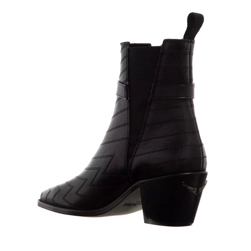 Botines Zadig Tyler Cecilia Break Quilted Leather Mujer