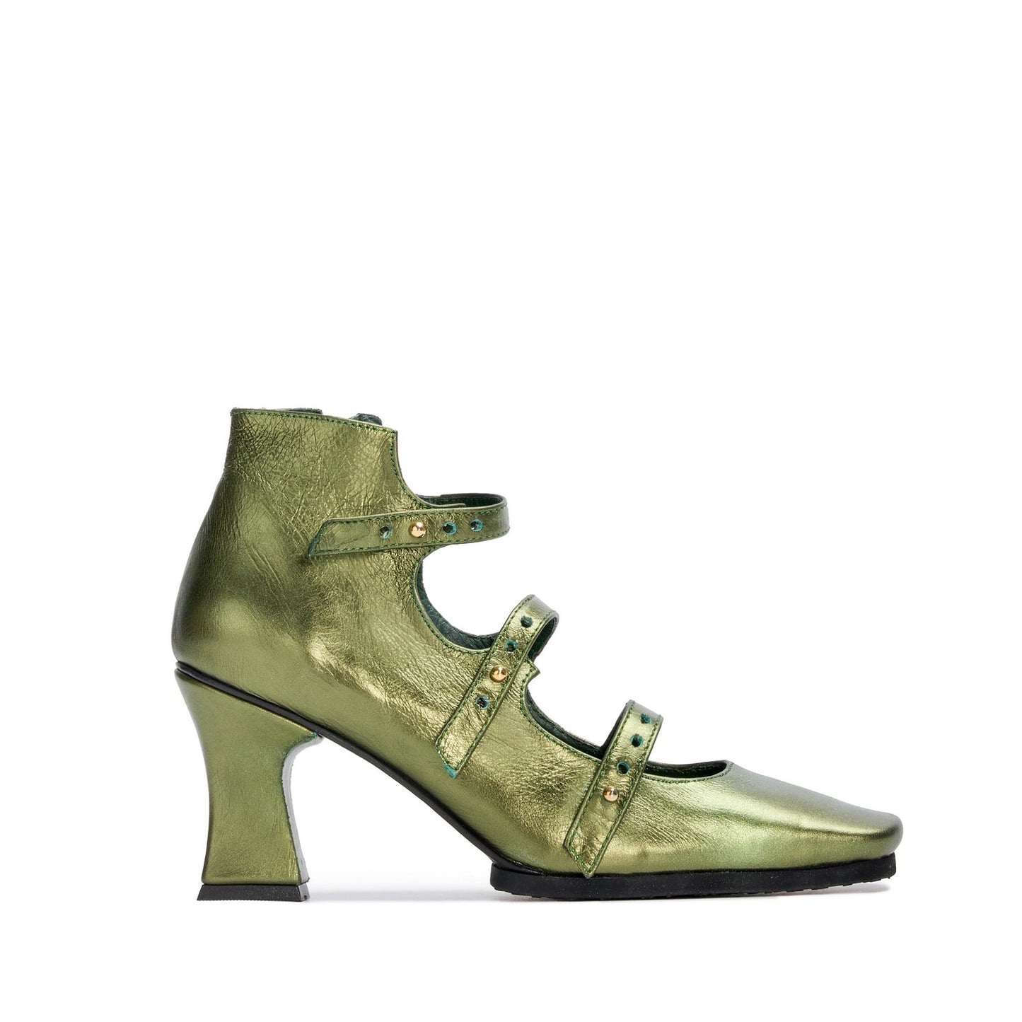 Green short ringo ankle boot
