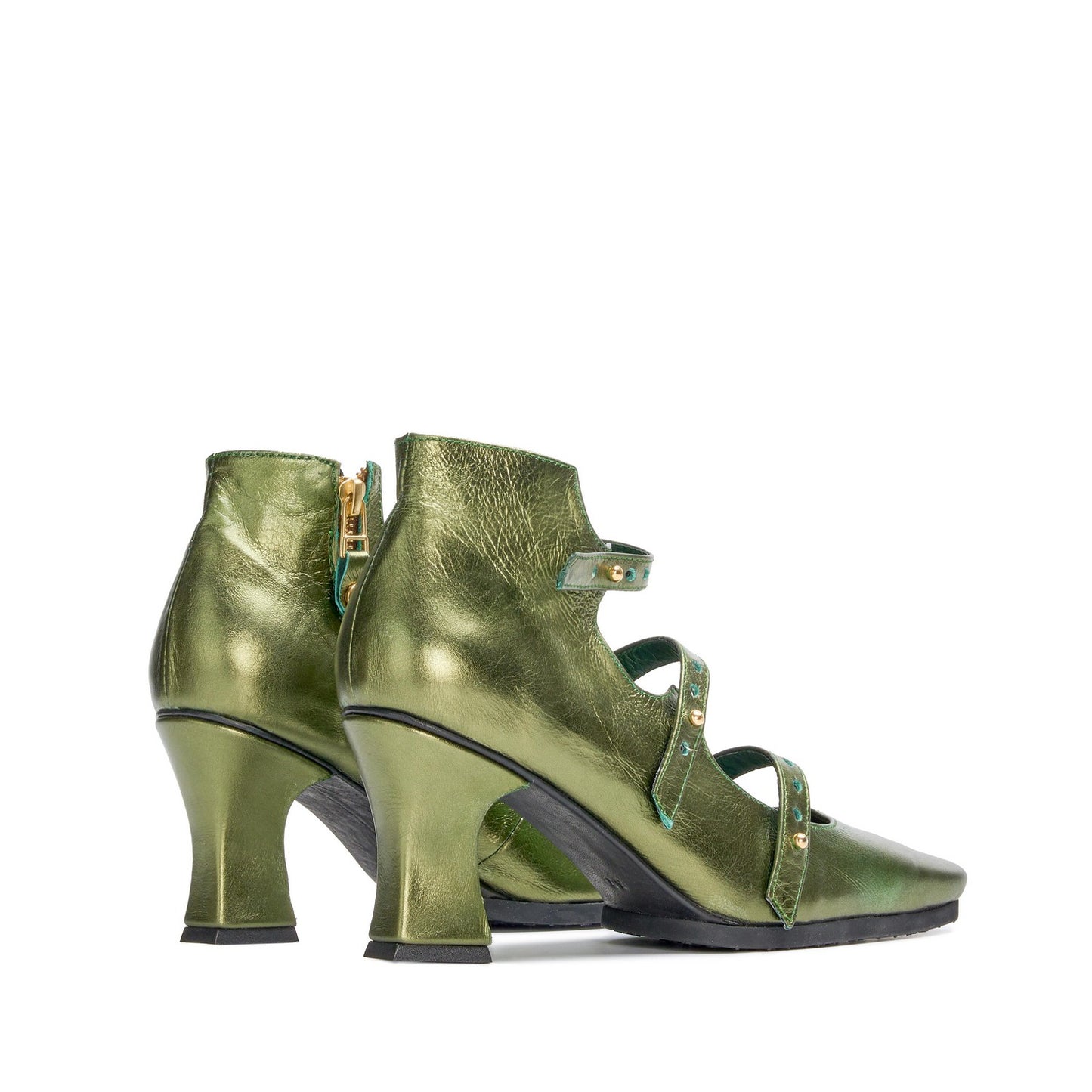 Green short ringo ankle boot