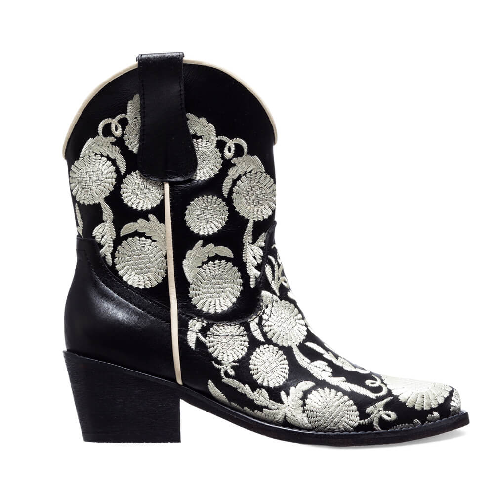 Flower texan boots