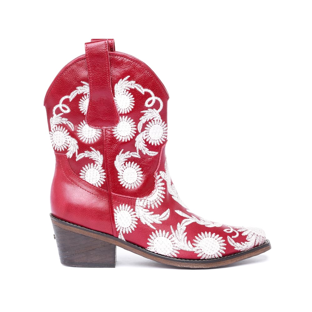 Flower texan boots