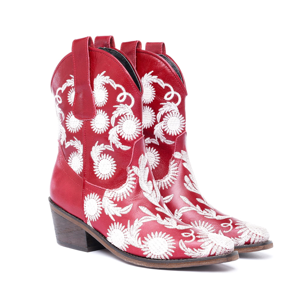 Flower texan boots