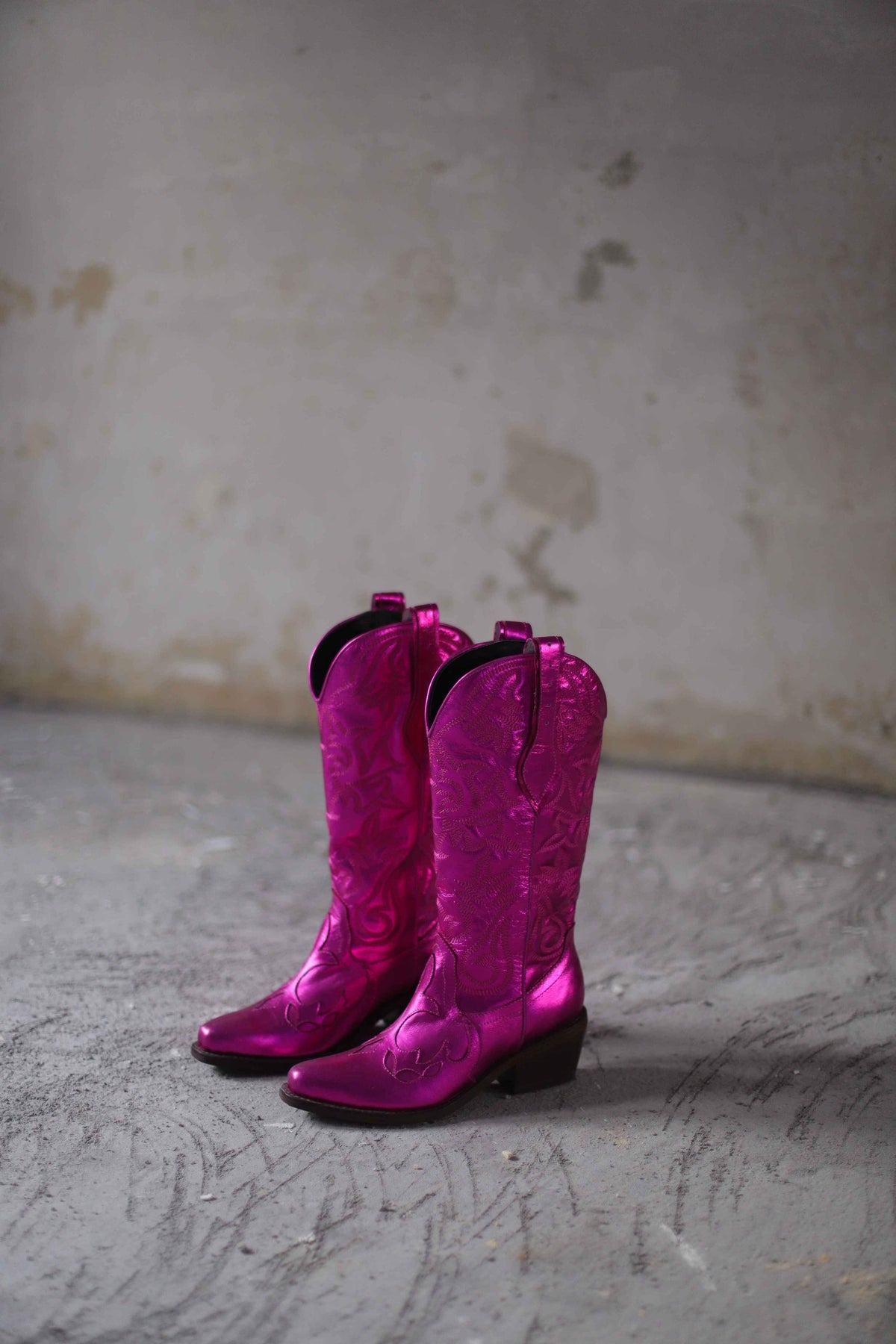 High-top texan boots