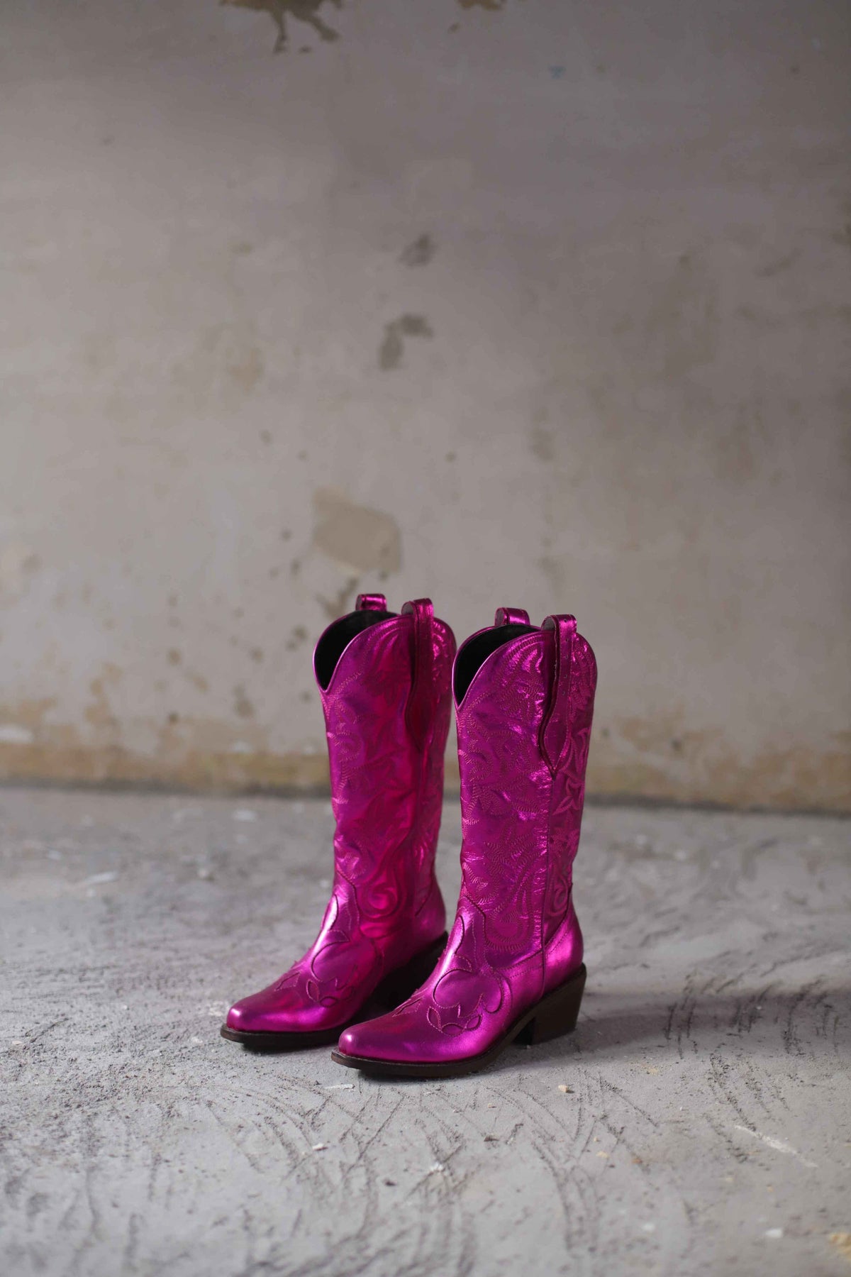 High-top texan boots