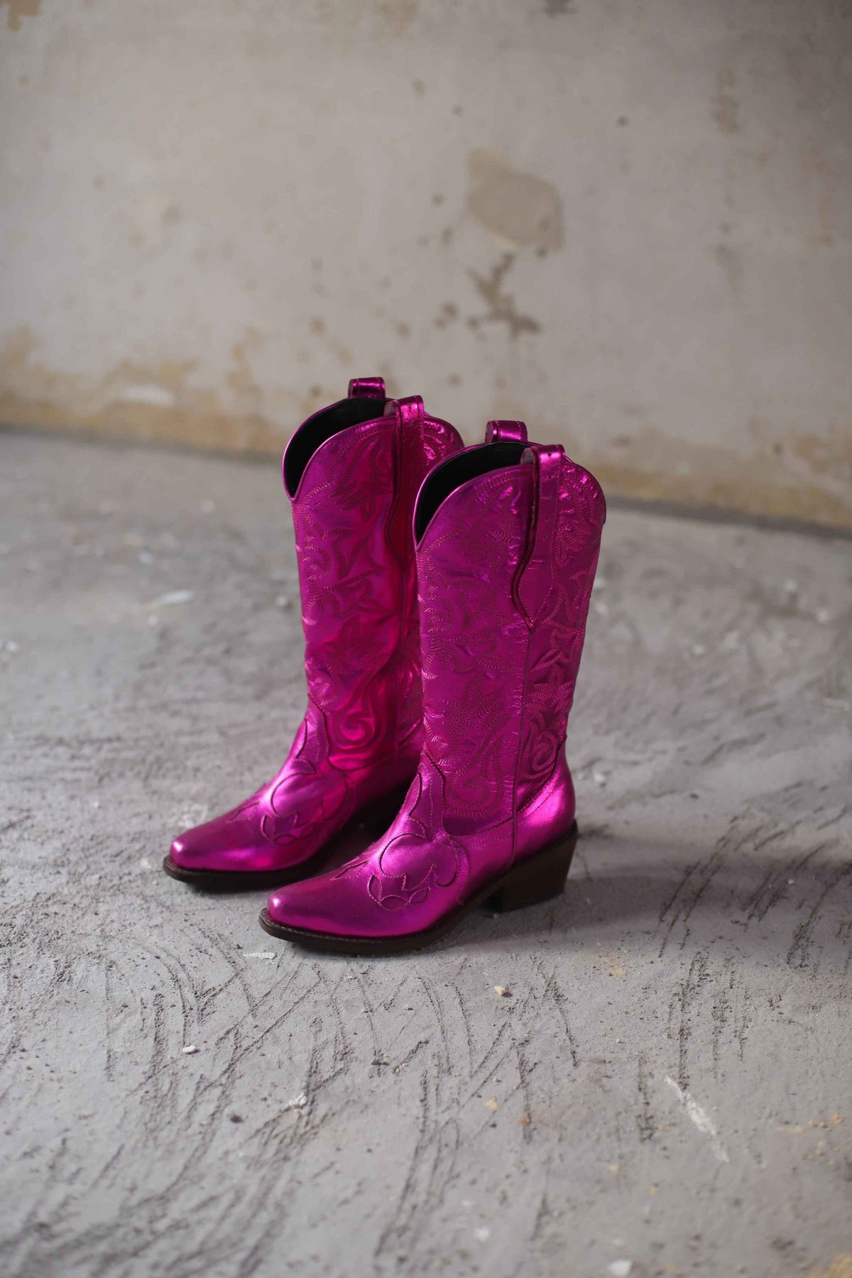 High-top texan boots