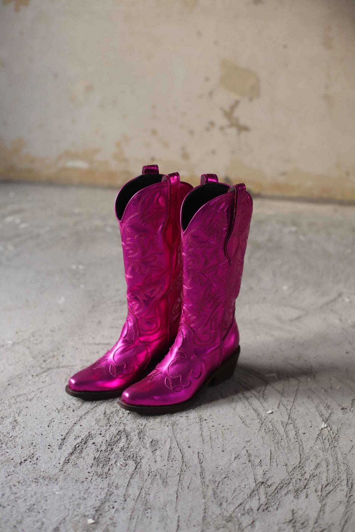 High-top texan boots