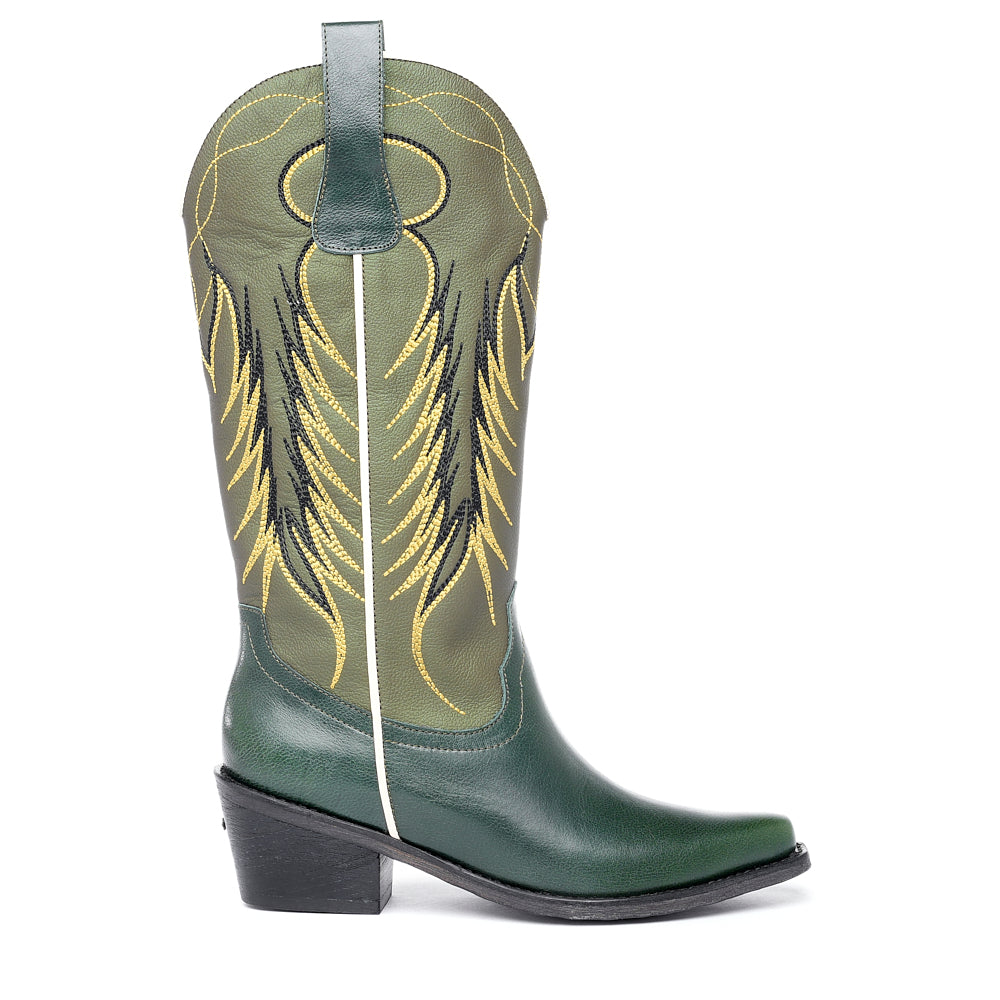 Green link texana boots