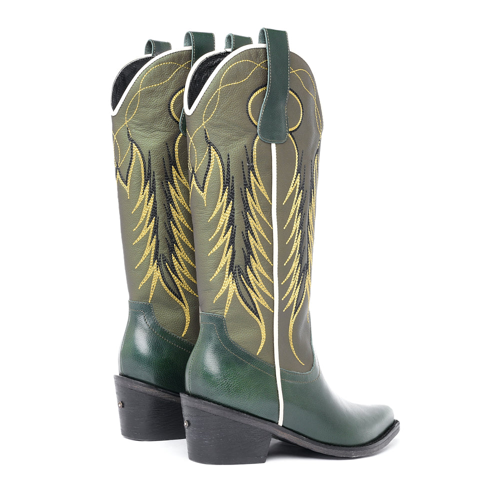 Green link texana boots
