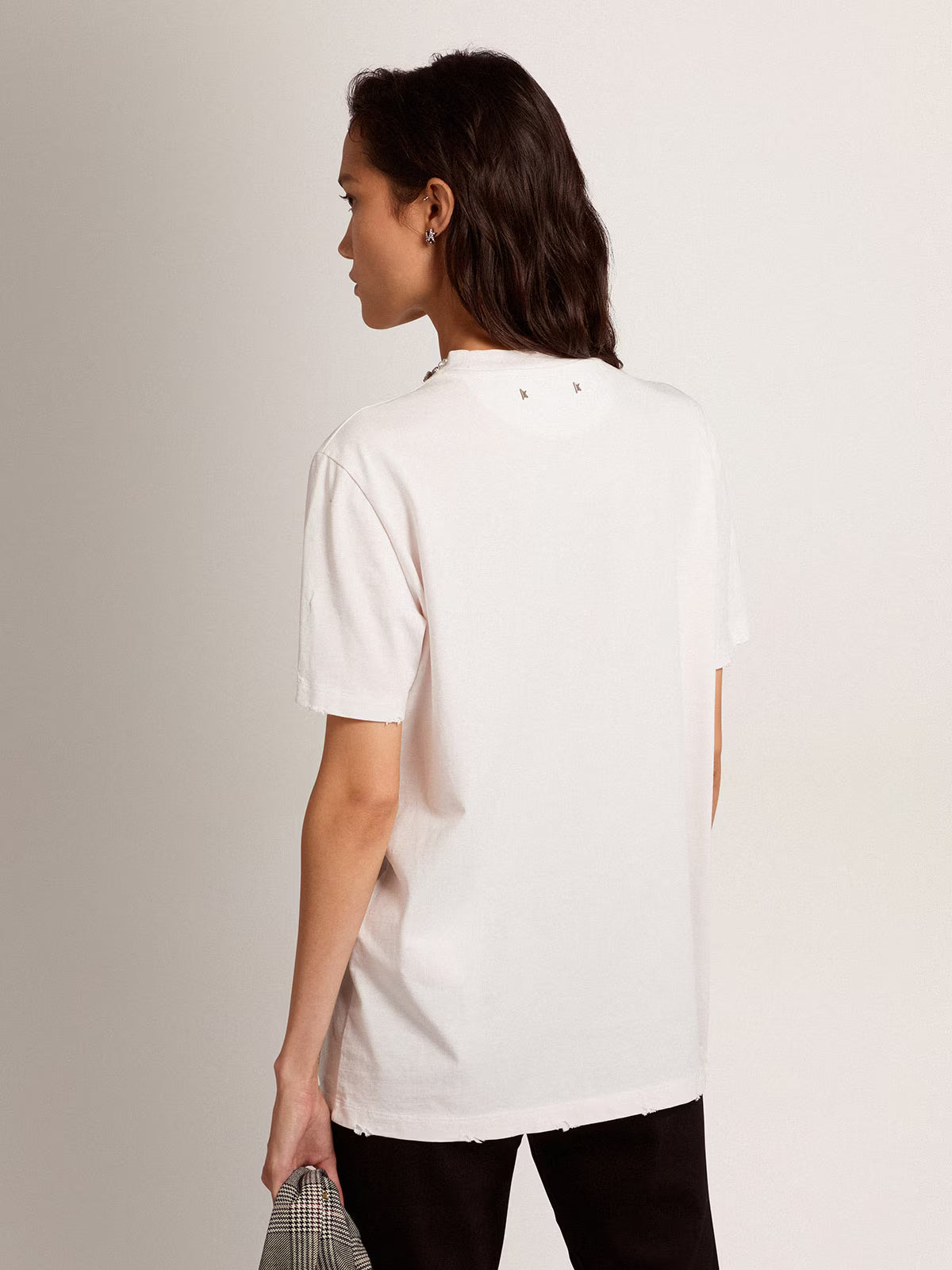 Camiseta Golden Goose Distress Mujer