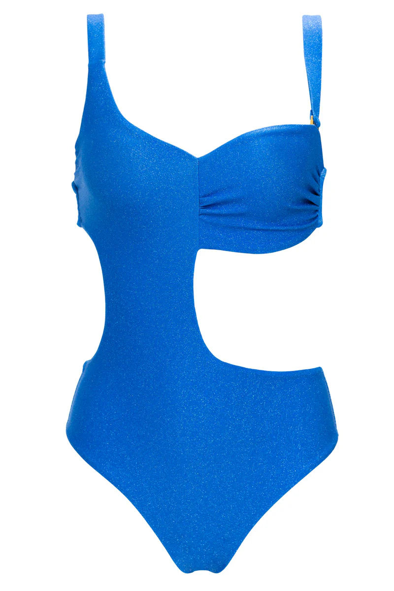 Kaleidoscope asymmetrical one-piece