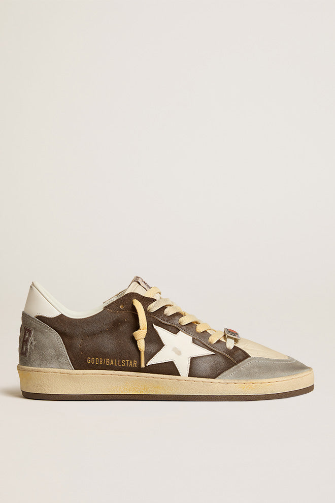 Tenis Golden Goose  Brown "Ball Star" Hombre