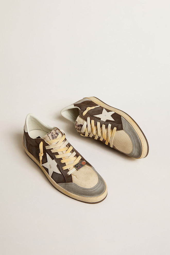 Tenis Golden Goose  Brown "Ball Star" Hombre