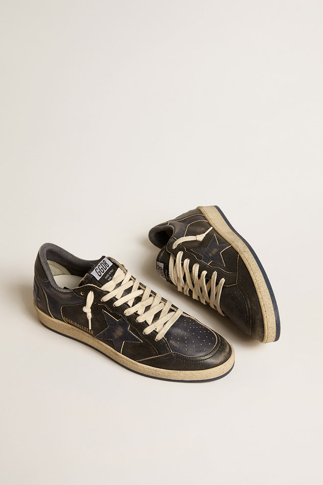 Tenis Golden Goose Hombre Ball Star Vintage Leather