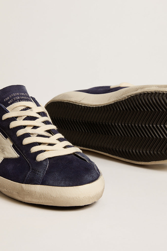 Tenis Golden Goose  Super Star Suede Upper Leather Hombre