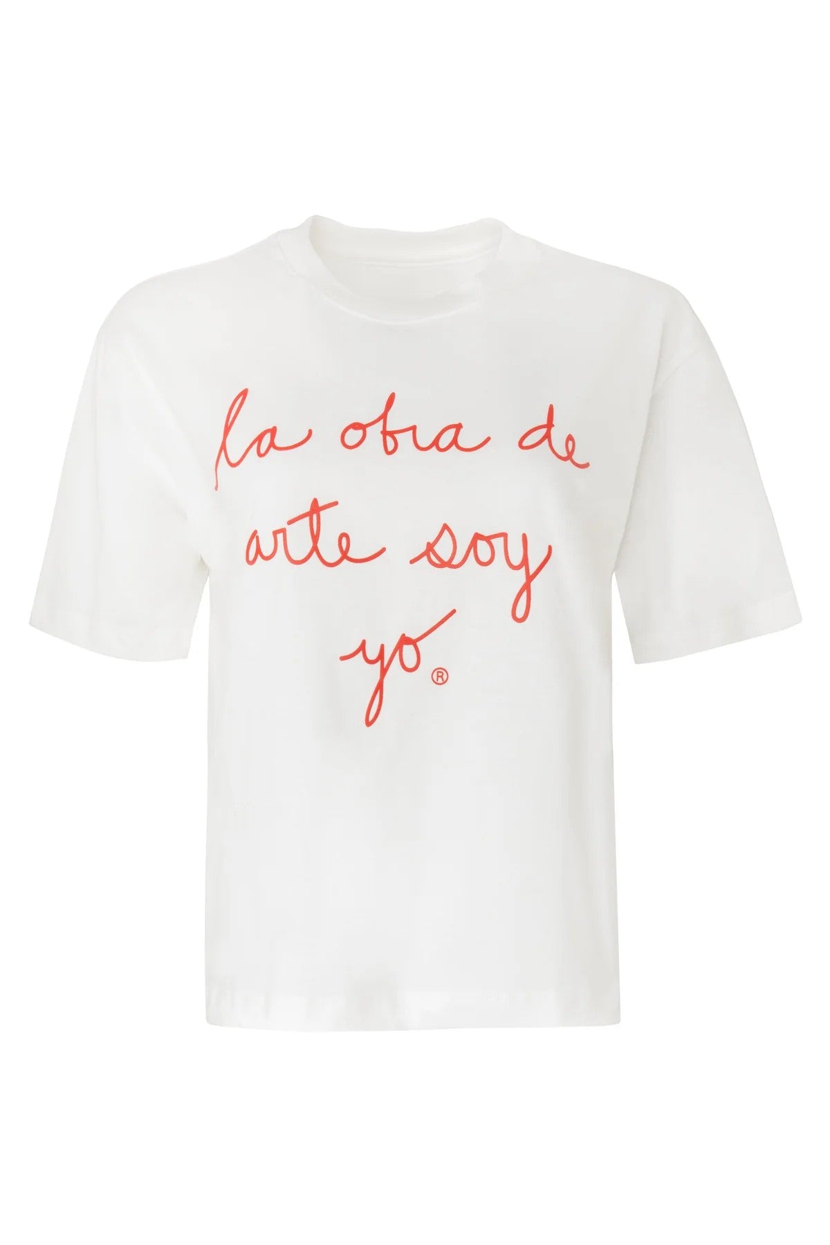 Classic lodasy t-shirt with red letters