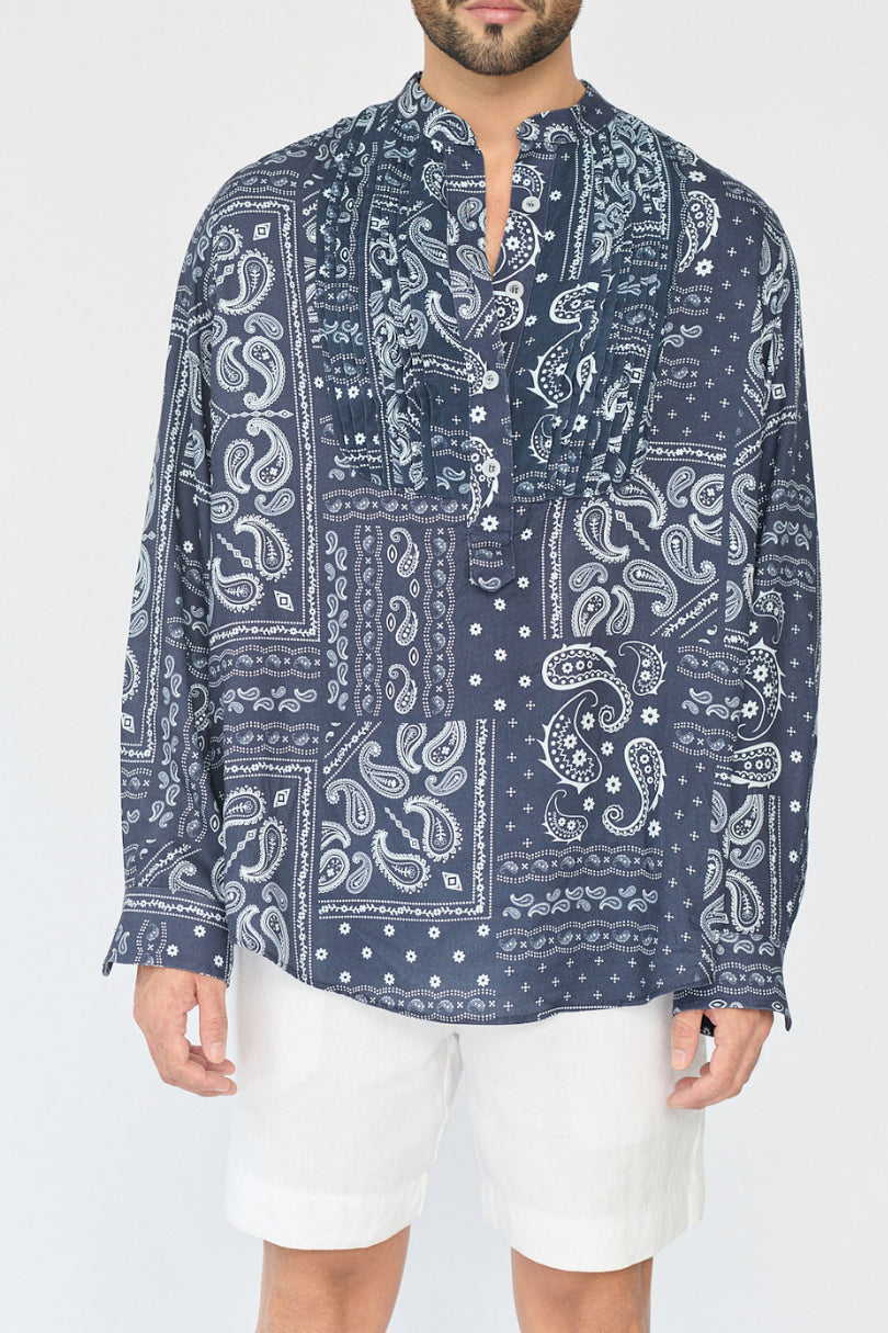 Pintuck shirt
