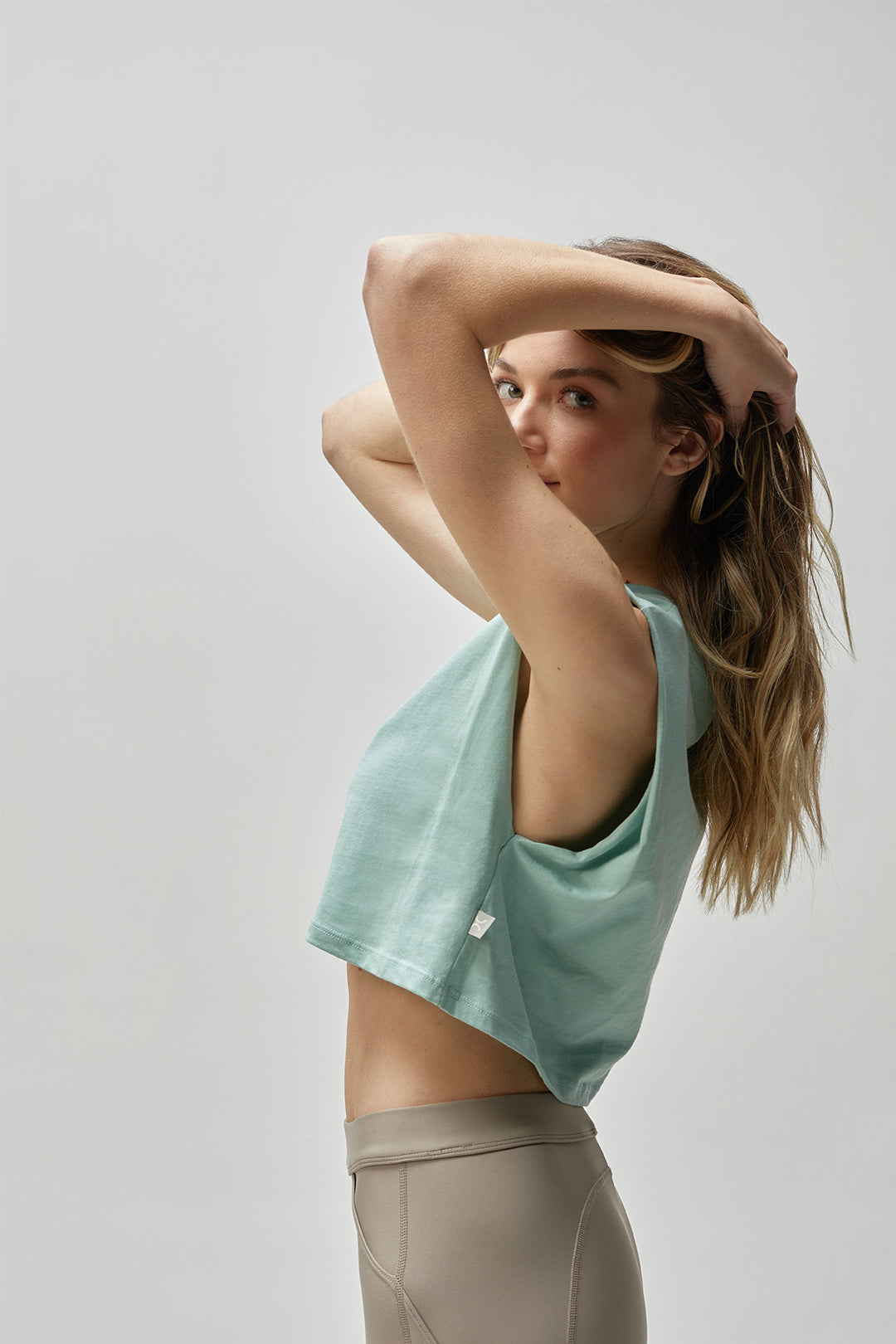 Muscle crop t-shirt