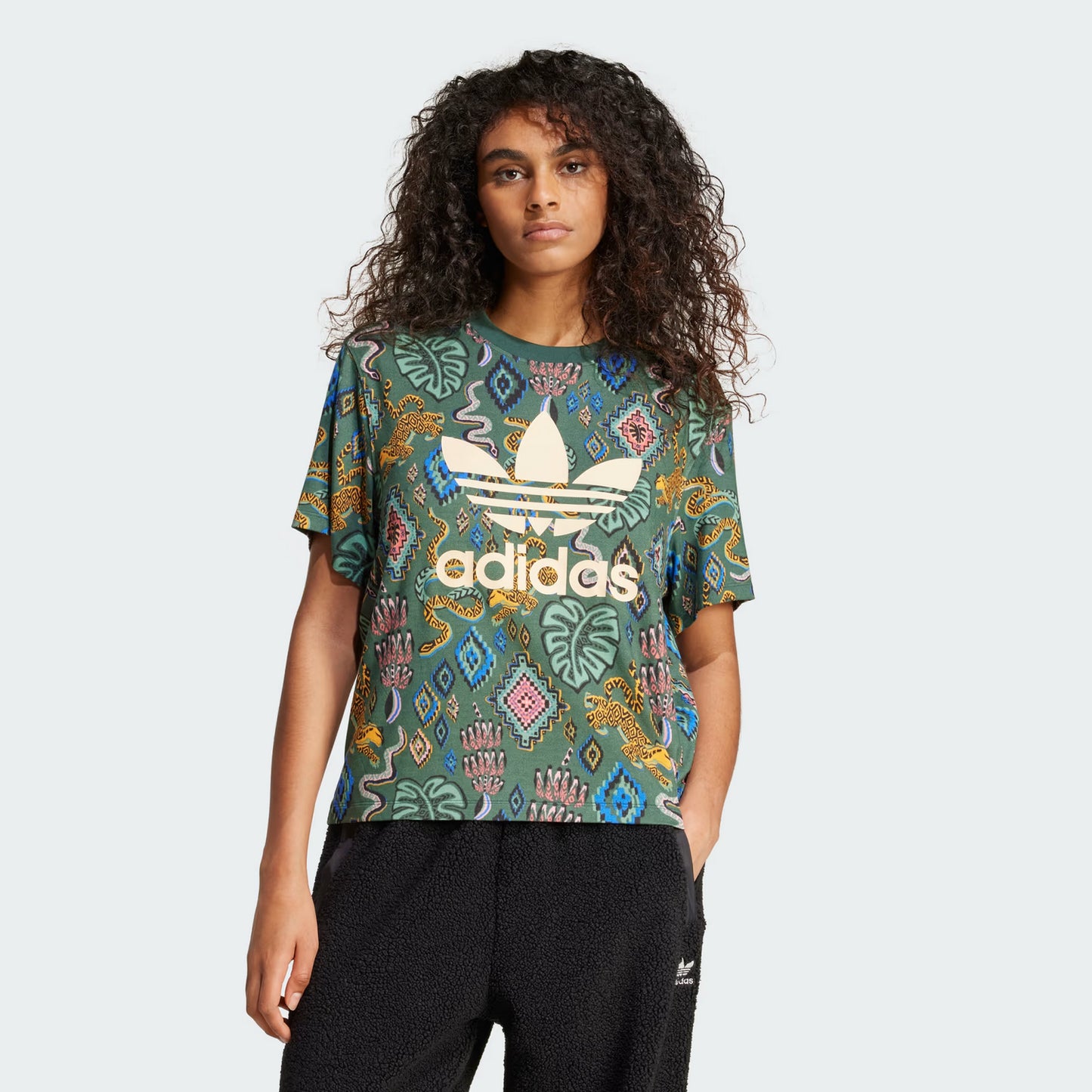 Camiseta Trifolio Adidas X Farm Rio