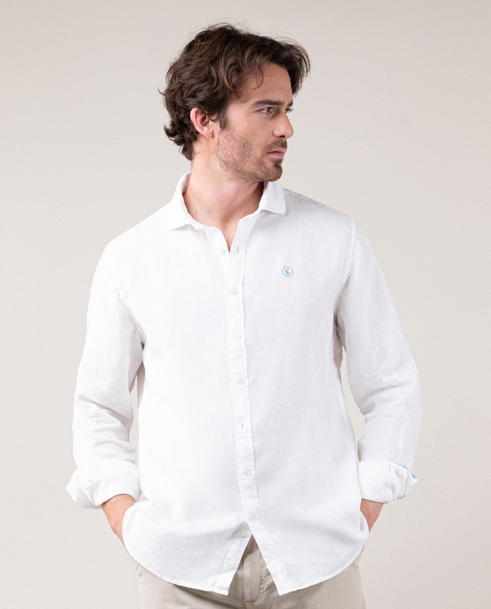 Camisa Lino Blanco