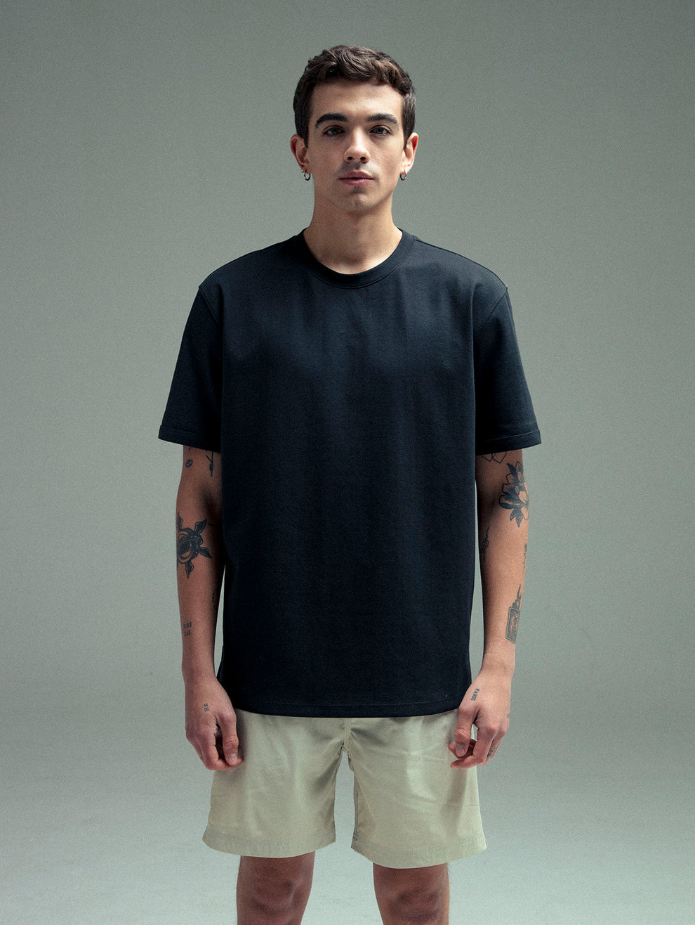 Relaxed fit cling sway tshirt