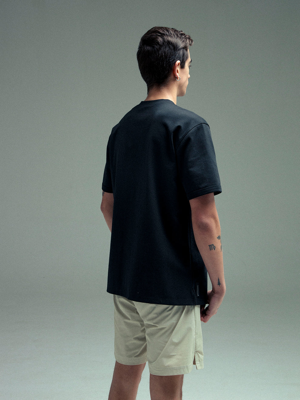 Relaxed fit cling sway tshirt