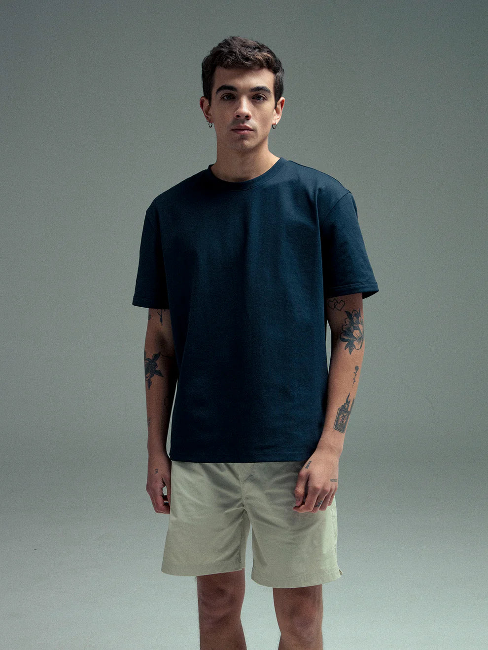 Relaxed fit cling sway t-shirt