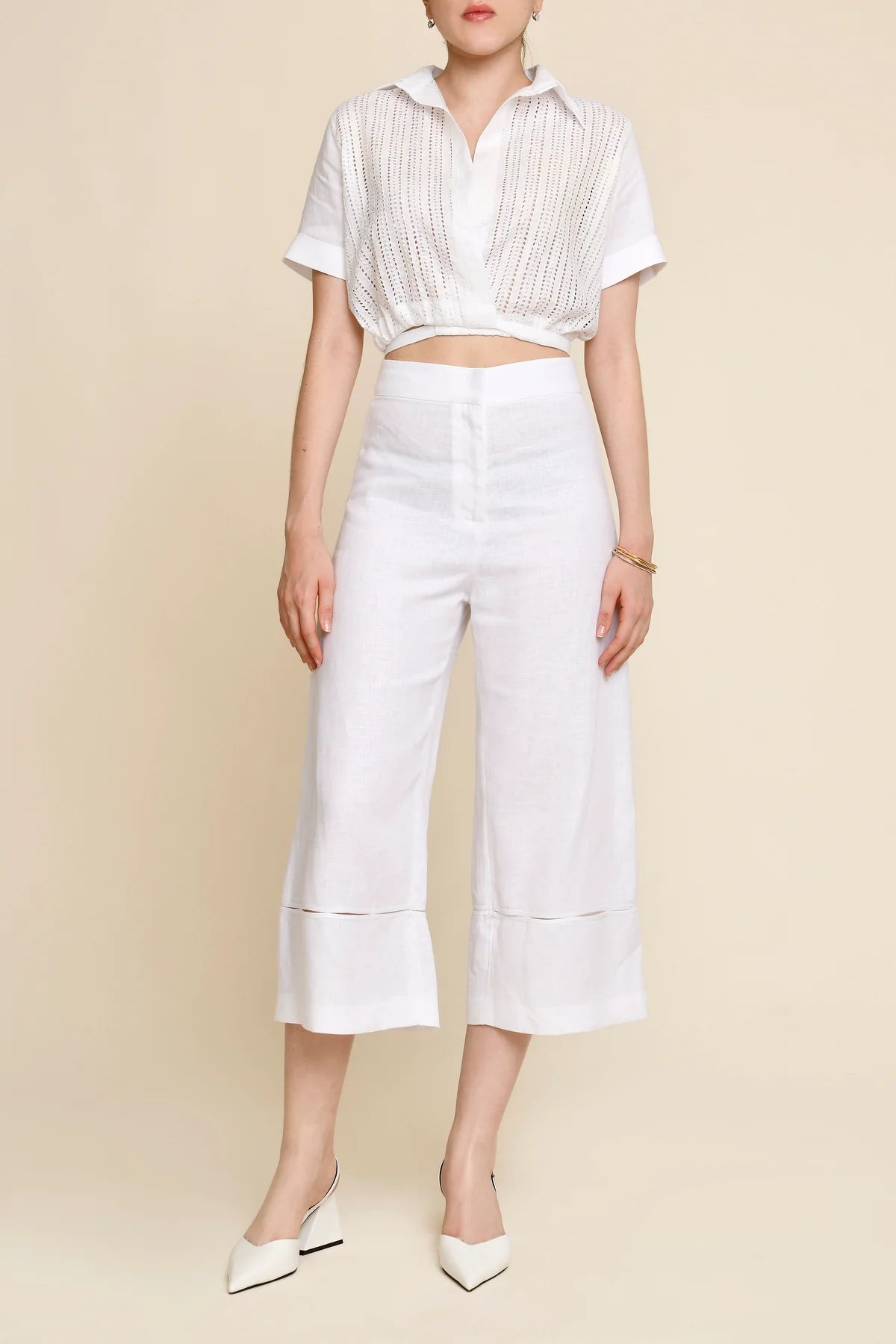 Peasant capri pants