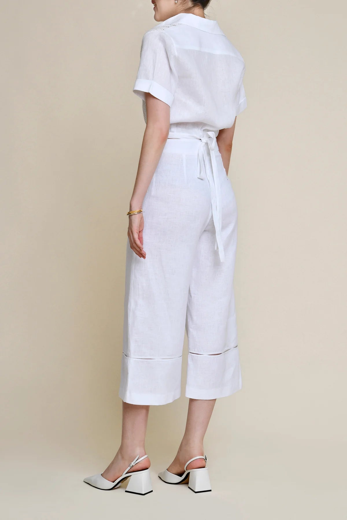 Peasant capri pants