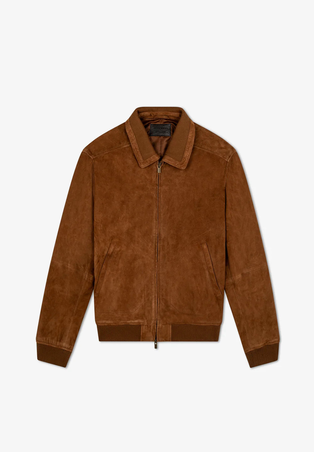 Chaqueta Suede Bomber Rib