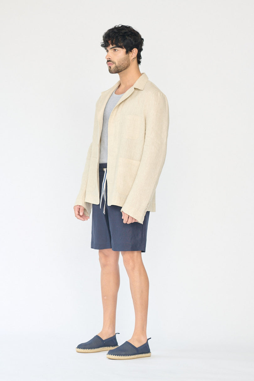 Beige linen jacket