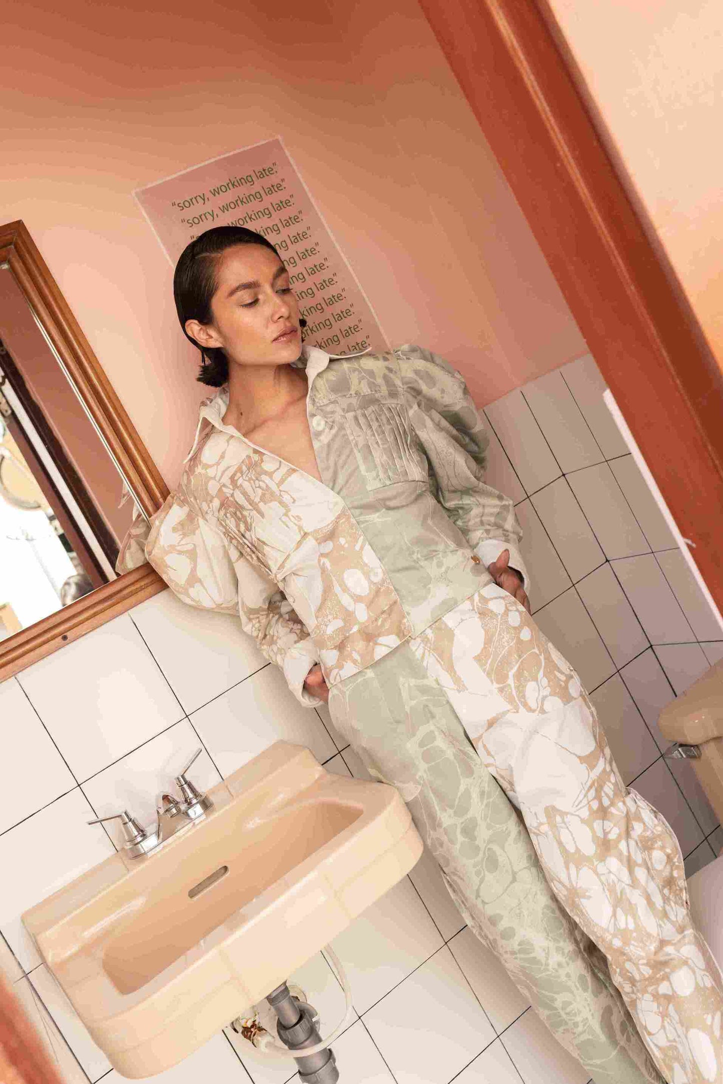 Marea jacket 2 reversible camel