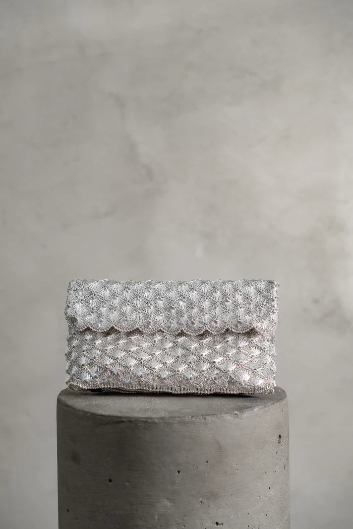 Silver clutch