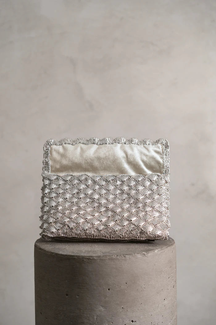 Silver clutch