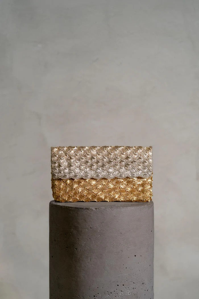 Seashell clutch
