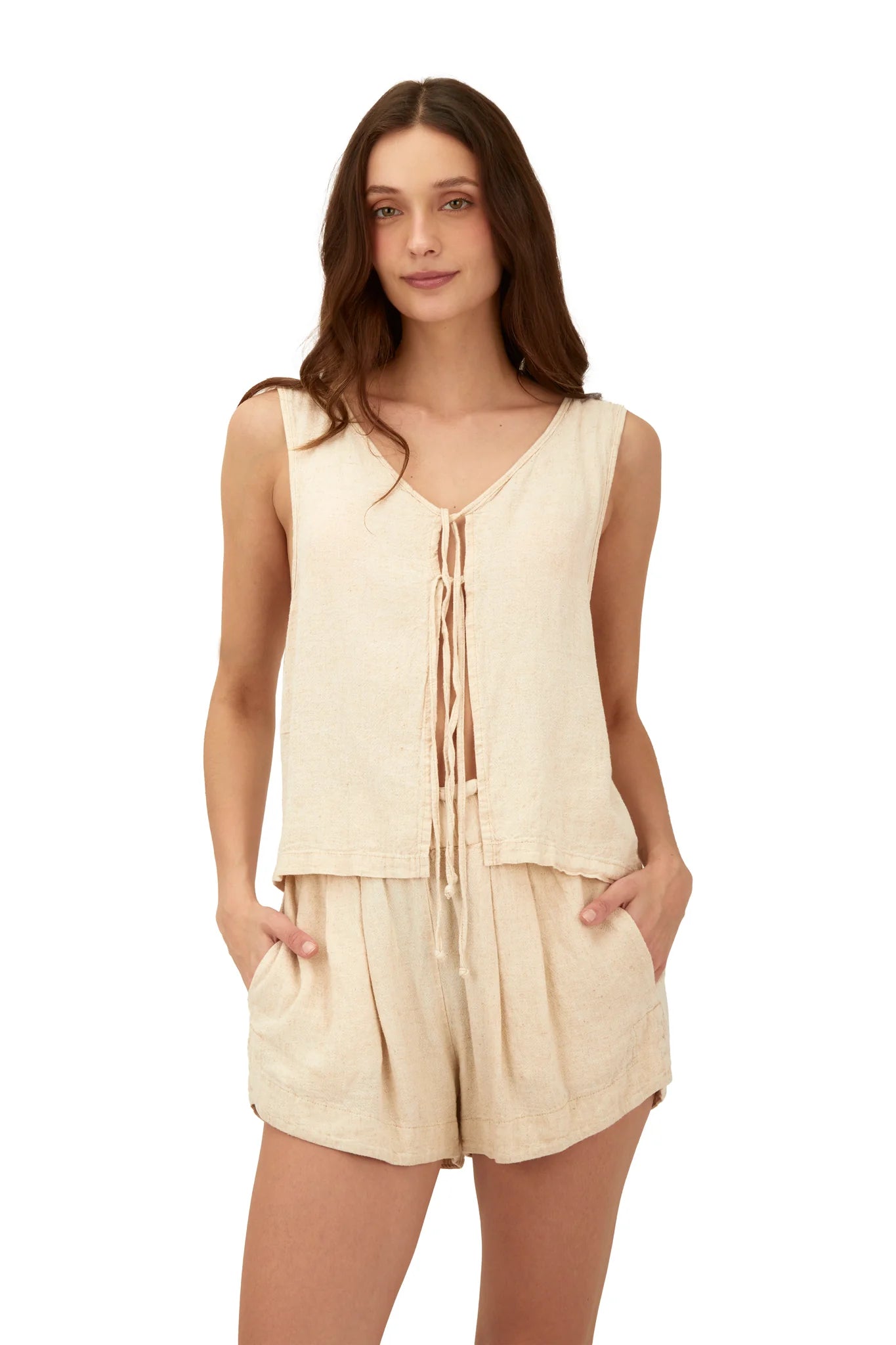 Ivory mist vest
