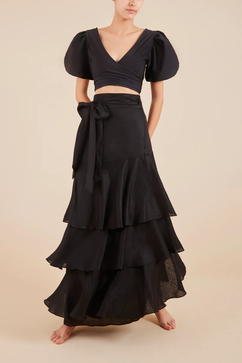 Carnation midnight skirt