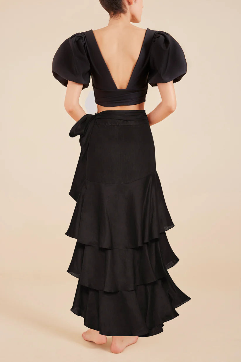 Carnation midnight skirt