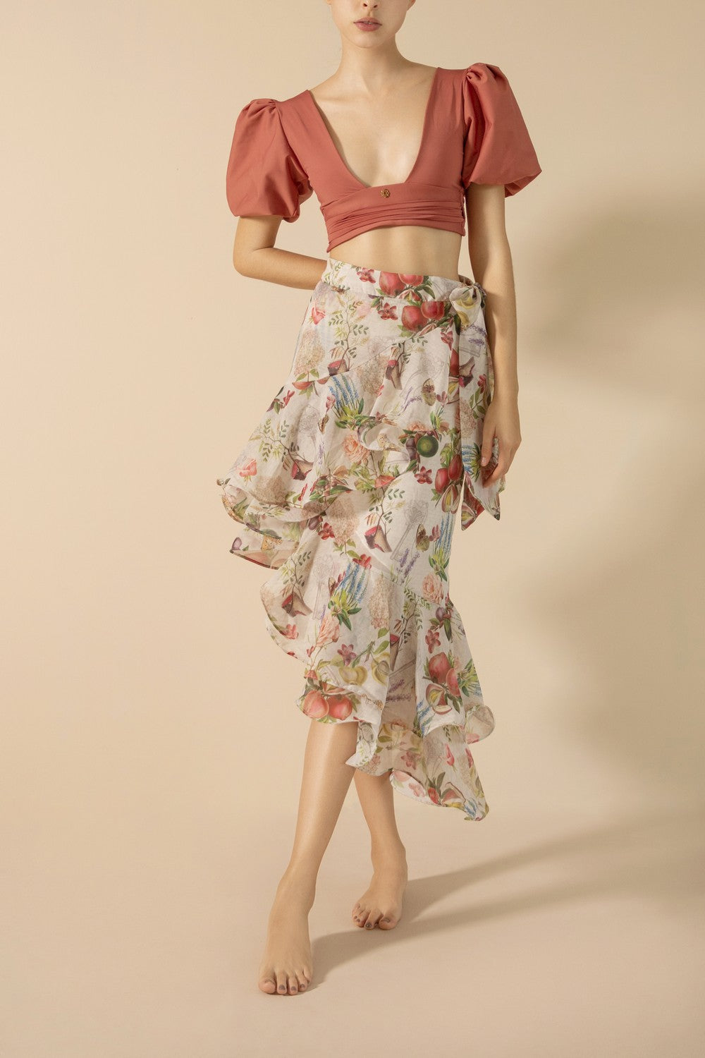 Falda Jazmin Mademoiselle Rose