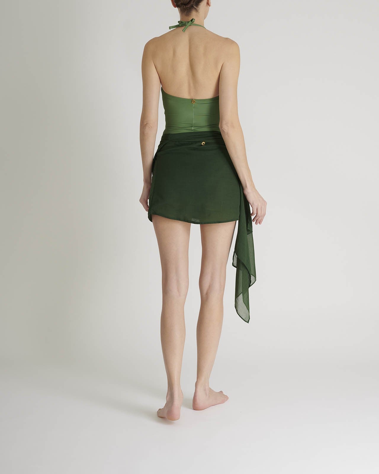 Labyrinth embroidery skirt