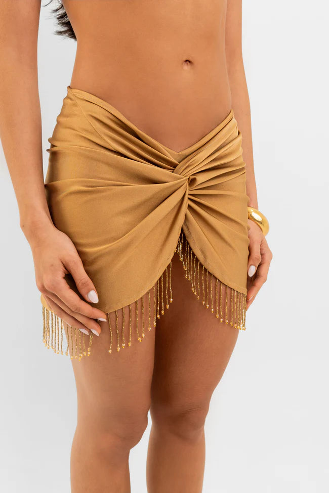 Elia gold skirt