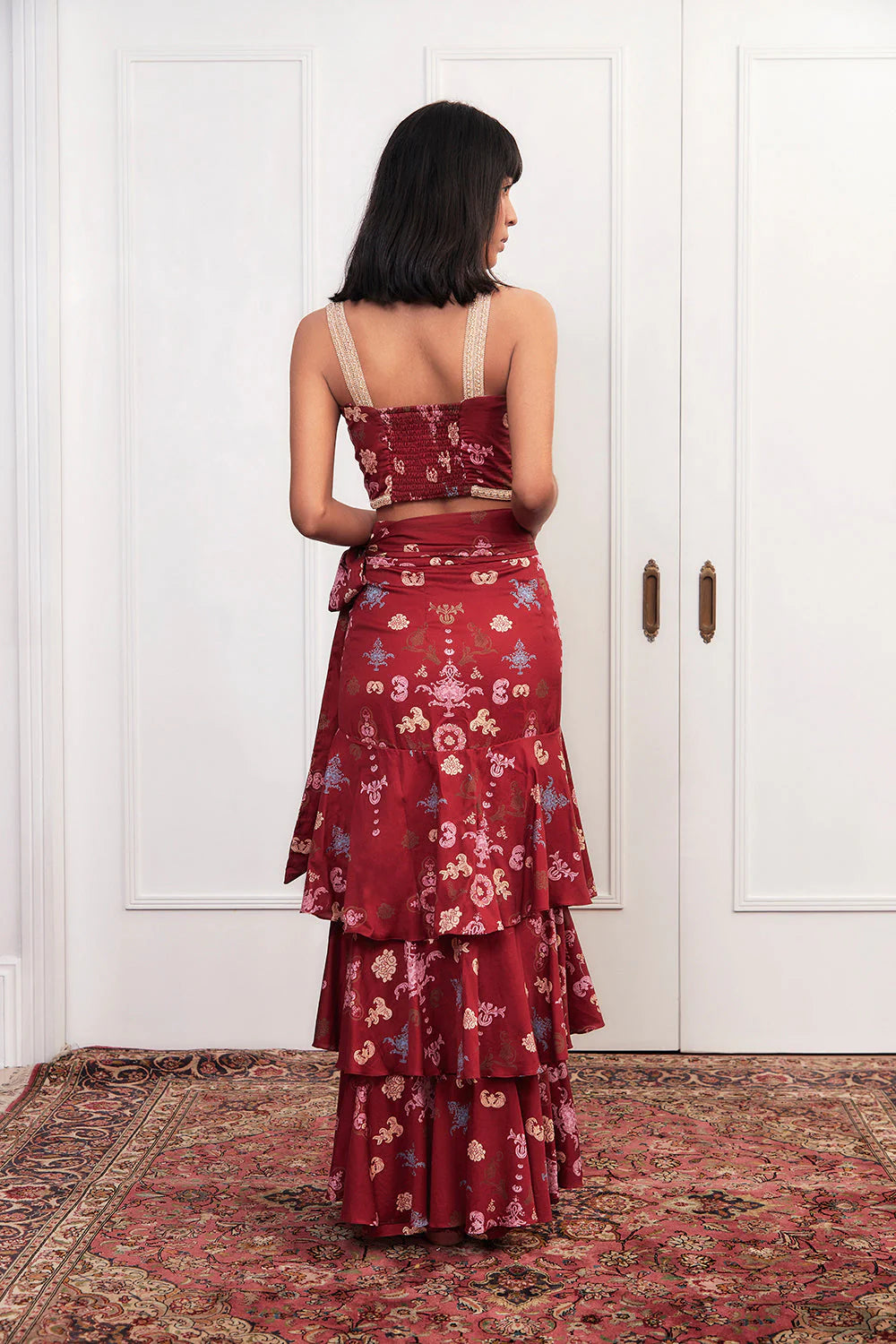 Burning Carnation Skirt