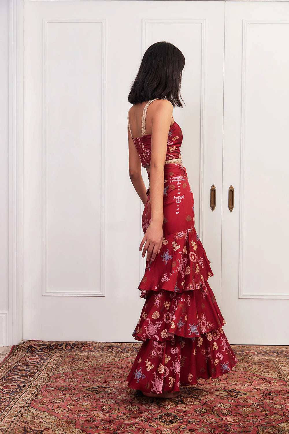 Burning Carnation Skirt