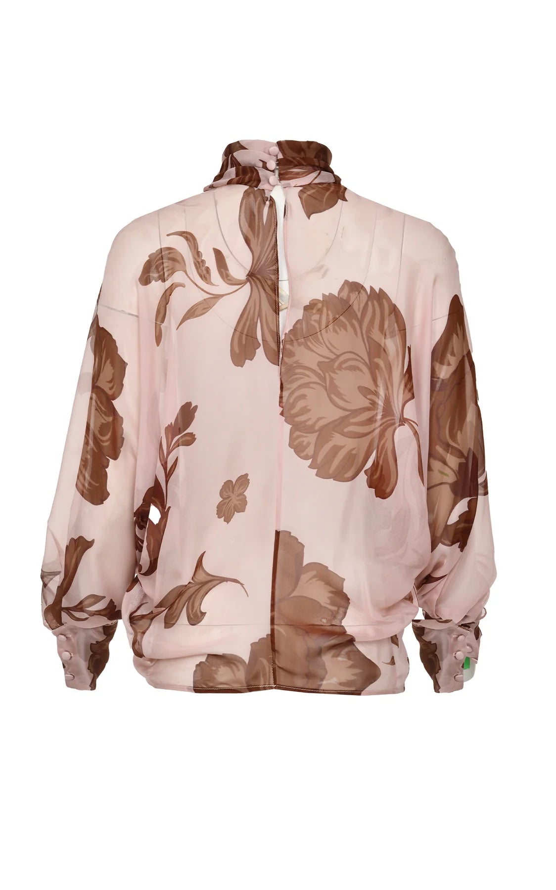 Garden long floral blouse