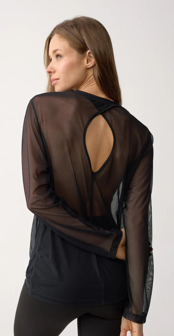 Dahlia mesh t-shirt