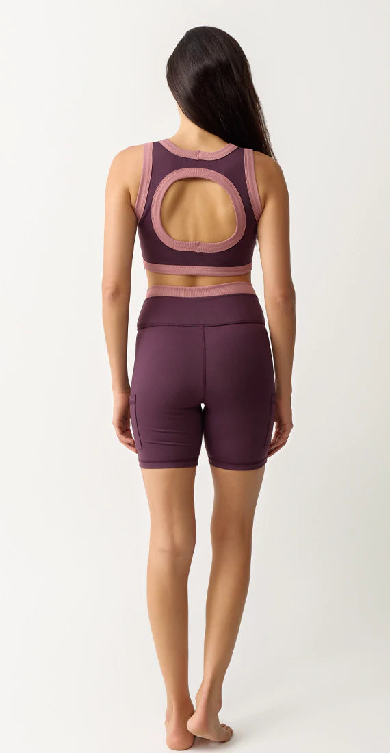 Lavander Biker Shorts