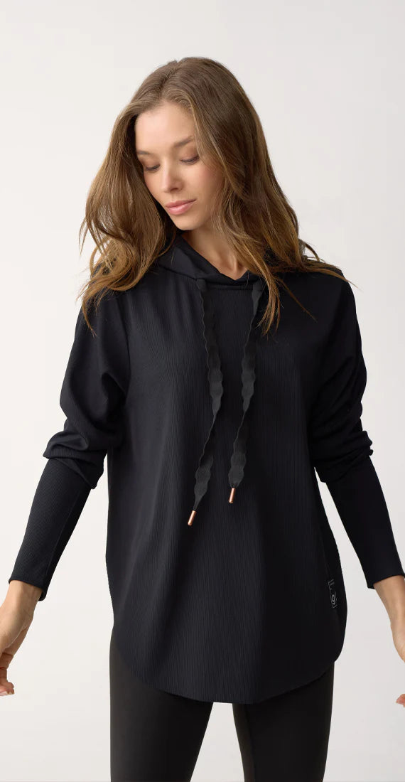 Ribbed yoga sweatshirt