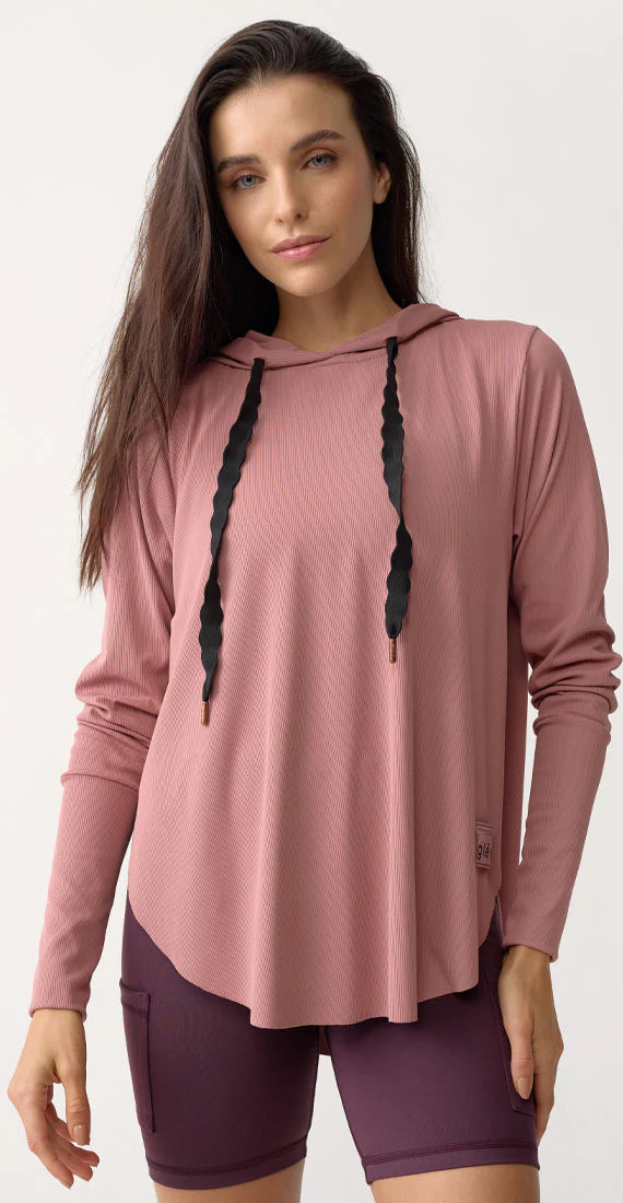 Ribbed yoga sweatshirt