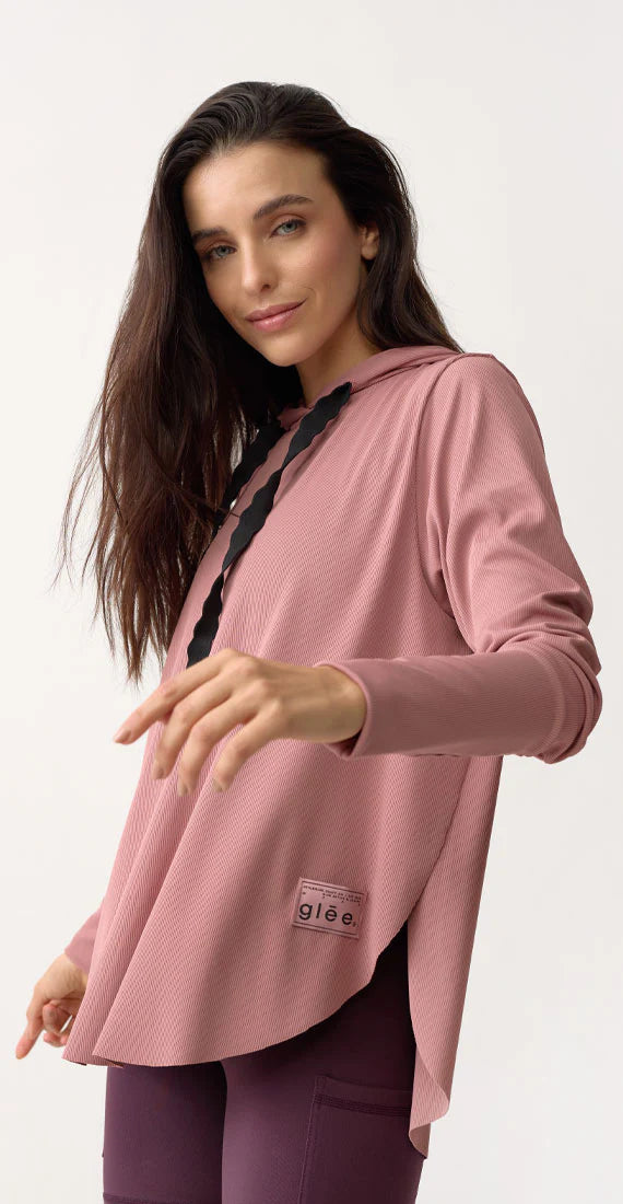 Ribbed yoga sweatshirt