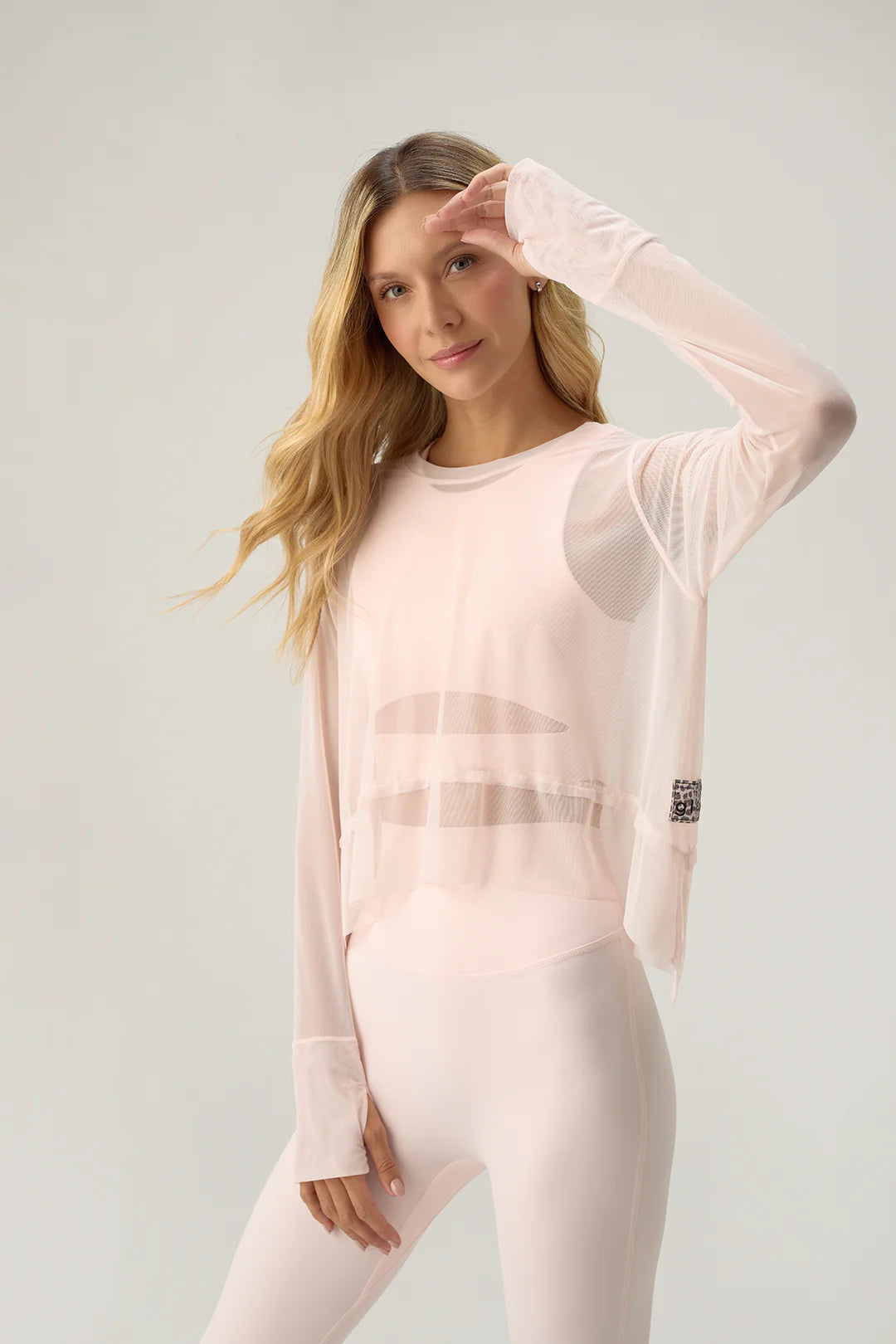 Mesh ballerina hoodie