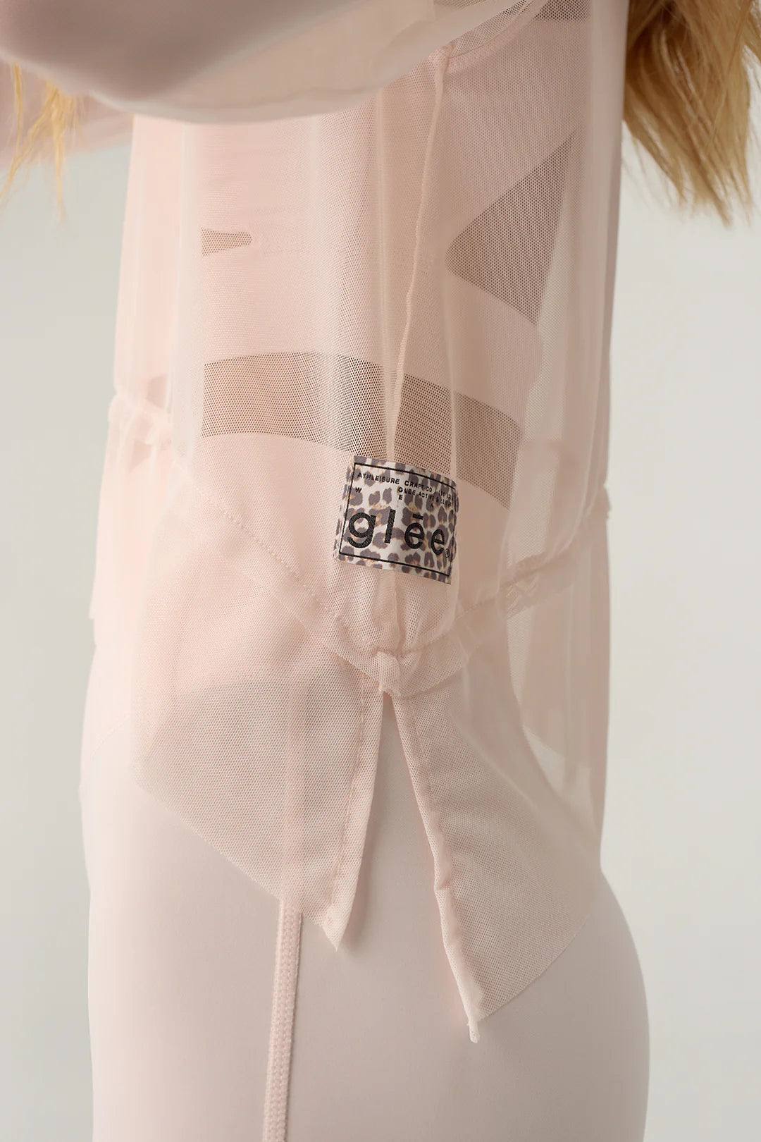 Mesh ballerina hoodie